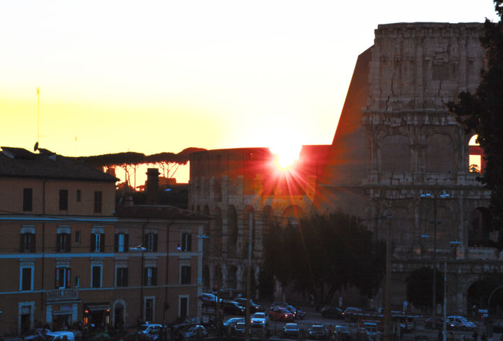 Fotografia intitolato "Cielo tramonto Colo…" da Creative Angie, Opera d'arte originale, Fotografia digitale