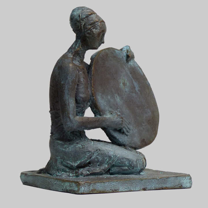 Sculpture titled "In the rhythm" by Angelika Kienberger, Original Artwork, Bronze