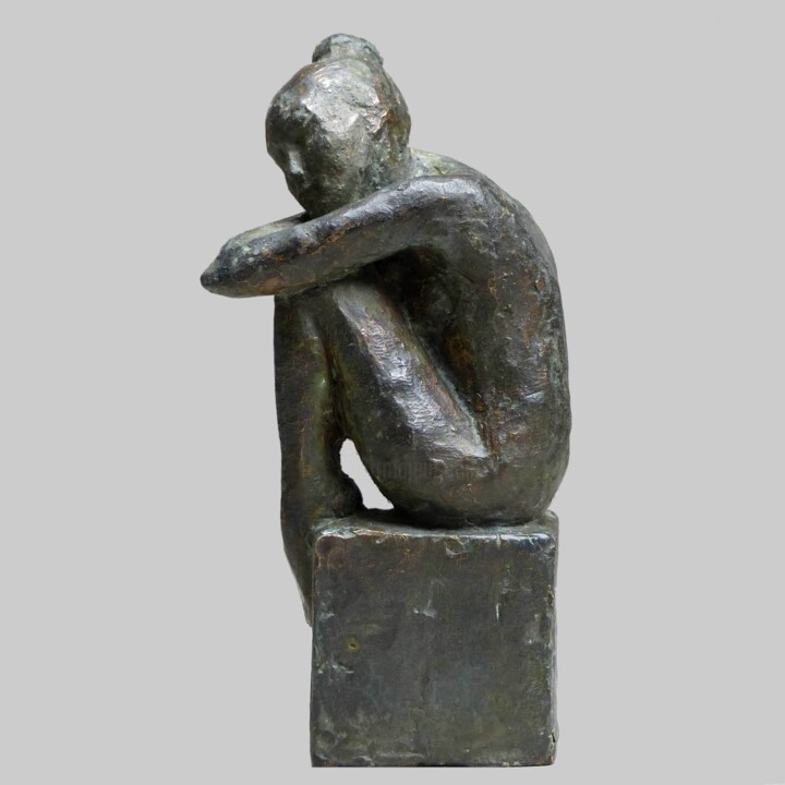 Скульптура под названием "Daydream 7/25" - Angelika Kienberger, Подлинное произведение искусства, Бронза