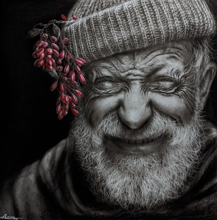 绘画 标题为“Барбарис” 由Angelika Lomako, 原创艺术品, 木炭