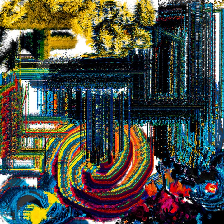 Digitale Kunst getiteld "Colors" door Angelina Alves, Origineel Kunstwerk, Digitaal Schilderwerk