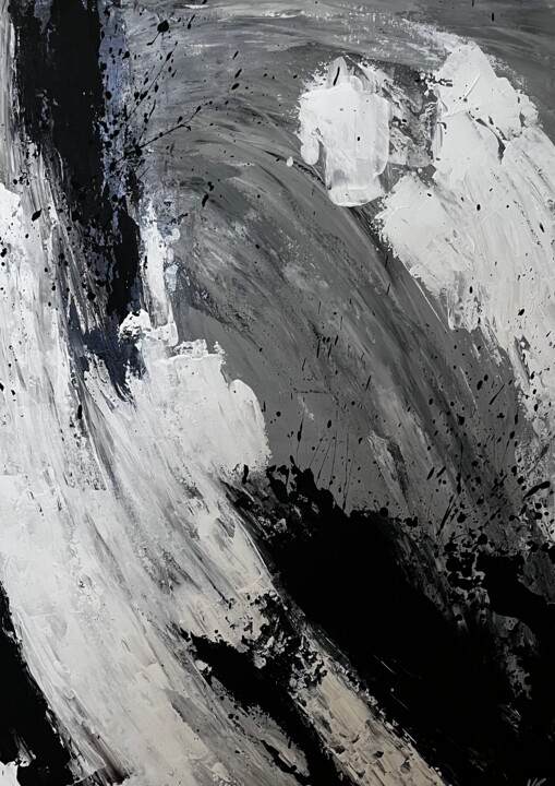 Картина под названием ",,волна,," - Ангелина Феськова, Подлинное произведение искусства, Акрил