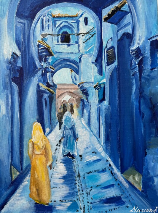 Картина под названием "Шафшауэн" - Angelina Masson, Подлинное произведение искусства, Акрил Установлен на Деревянная панель