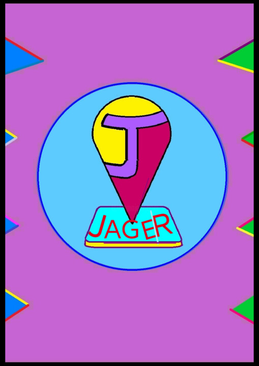 Arte digital titulada "Símbolo Marca JAGER" por Angel Hernandez (JAGER), Obra de arte original, Modelado 3D