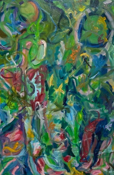 绘画 标题为“In The Garden” 由Angelo Dipietrantonio, 原创艺术品, 油