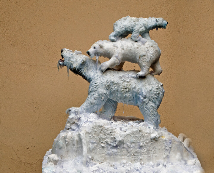 Sculpture titled "ultima oasi 2" by Angelo Mazzoleni, Original Artwork