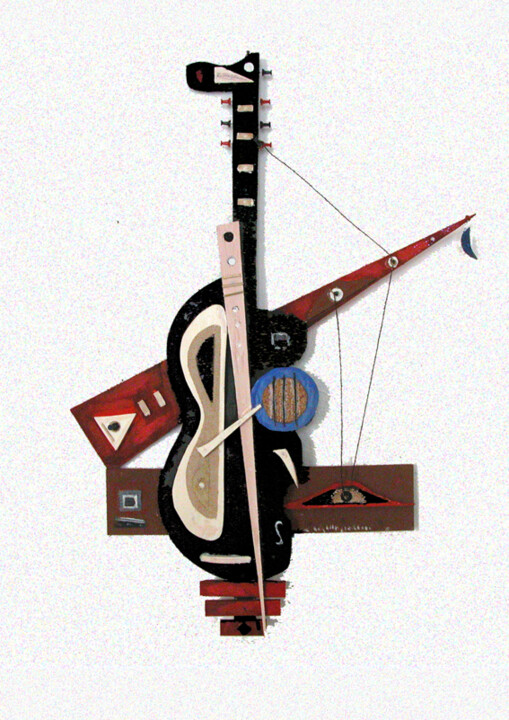 「Composizione musica…」というタイトルの彫刻 Angelo Mazzoleniによって, オリジナルのアートワーク