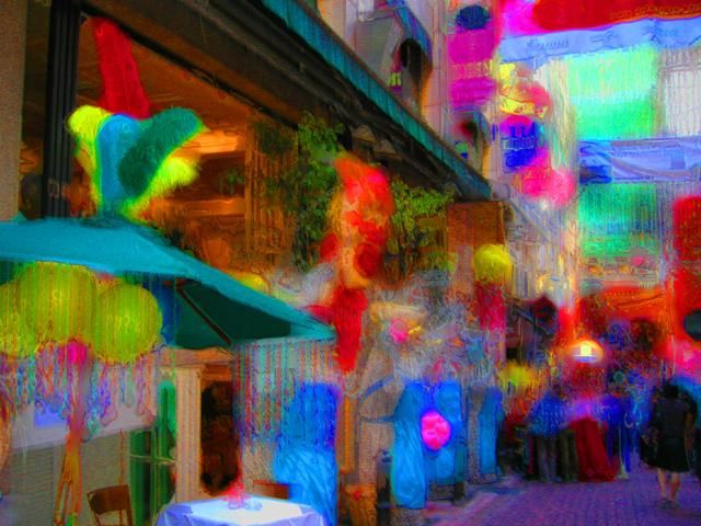 Digital Arts titled "Street Scene Hong K…" by Angelo Di Pietrantonio, Original Artwork