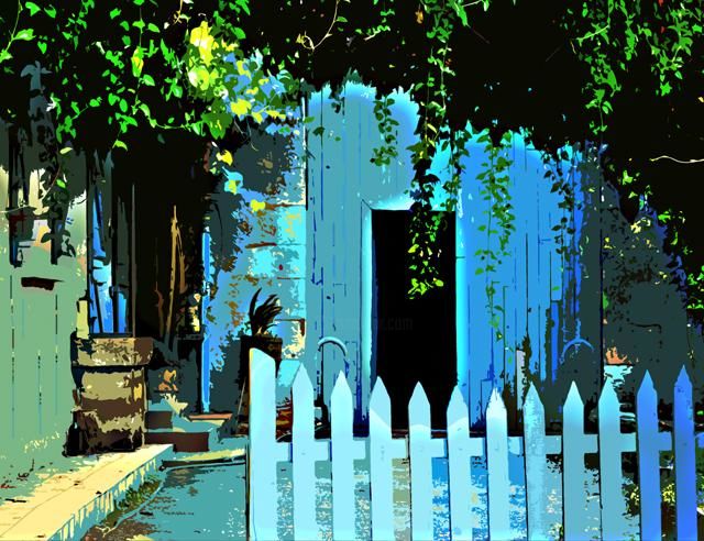 Digital Arts με τίτλο "Picket Fence" από Angelo Di Pietrantonio, Αυθεντικά έργα τέχνης