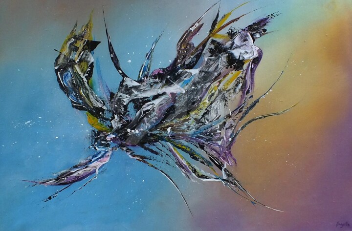 Pittura intitolato "Dreamcatcher" da Angelo Vanelli, Opera d'arte originale, Acrilico