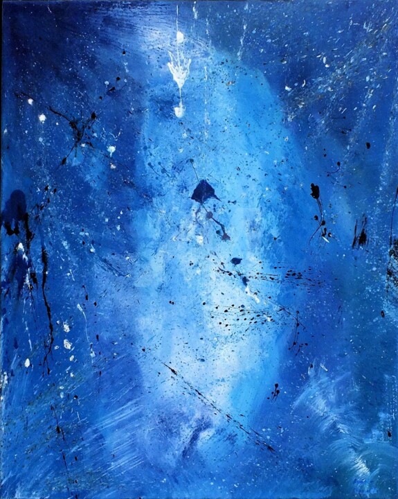 Pittura intitolato "Tempête.jpg" da Angelo Vanelli, Opera d'arte originale, Acrilico