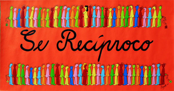 Schilderij getiteld "Se recíproco" door Angel Ripoll, Origineel Kunstwerk, Acryl