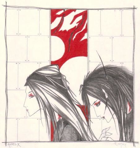 Рисунок под названием "Entry" - Angel X.Deadstar, Подлинное произведение искусства,