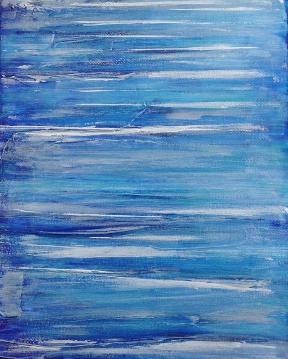 Painting titled "Sky" by Angie Chapman, Original Artwork, Acrylic