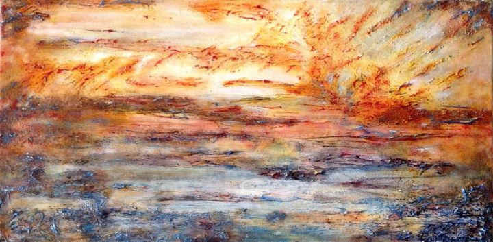 Painting titled "Beyond Vision" by Angie Chapman, Original Artwork, Acrylic