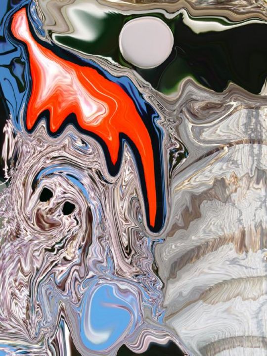 Digital Arts titled "Ghost" by Angus Macpherson, Original Art,