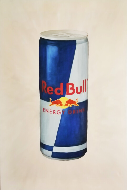 Painting titled "Energy Drink" by Ania Cho, Original Artwork, Acrylic