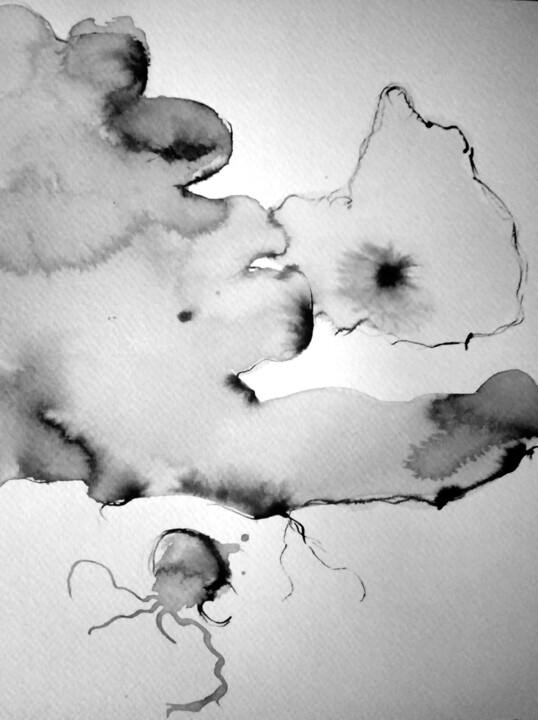 Pintura titulada "The Breath" por Anima E Mela, Obra de arte original, Tinta