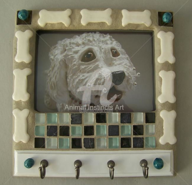 Sculpture titled "Mosaic Wall Picture…" by Suzanne Noll, Original Artwork, Other