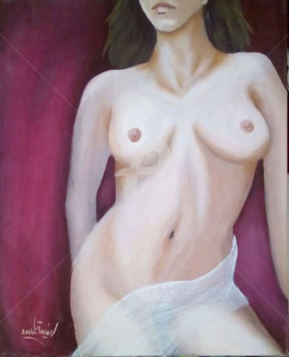 Peinture intitulée "Venus" par Anissa Mansour, Œuvre d'art originale, Huile