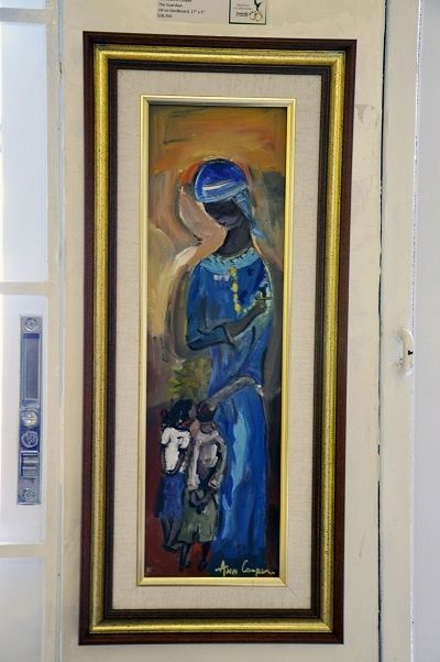 Malerei mit dem Titel "The Guardian" von Ann Morris-Cooper, Original-Kunstwerk, Öl