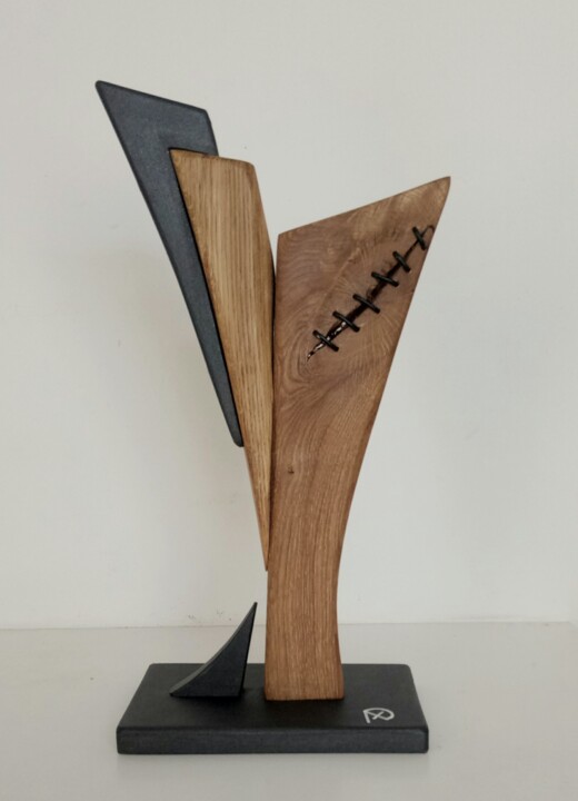 Skulptur mit dem Titel "Forme ferite" von Anna Beltrame A＋D Art, Original-Kunstwerk, Holz
