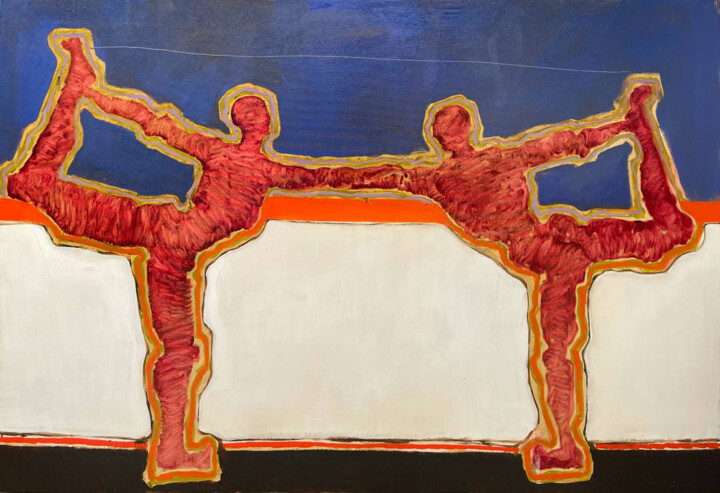Pittura intitolato "NOBODY`S RESPONSIBI…" da Anna Bondar, Opera d'arte originale, Olio Montato su Telaio per barella in legno