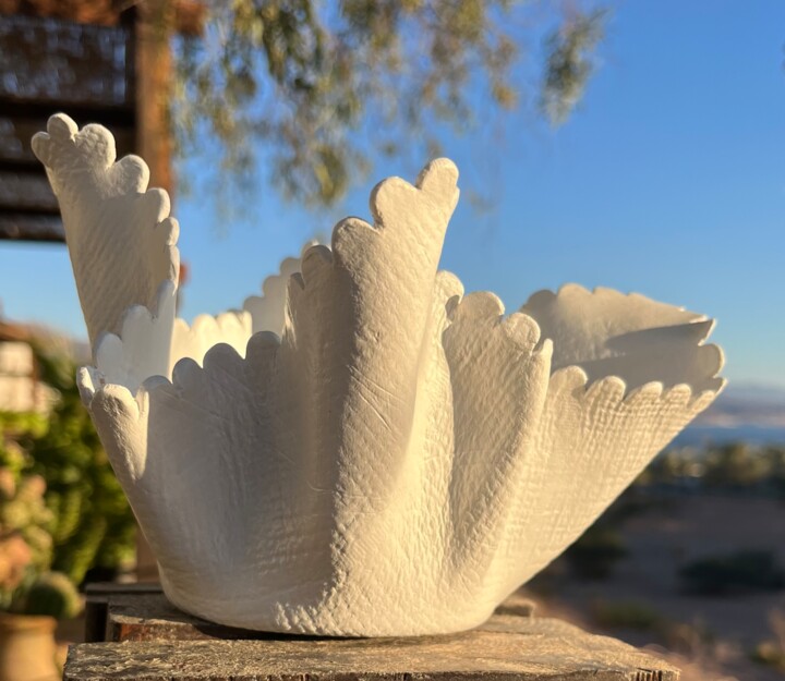 Sculpture titled "Coupe inspiration D…" by Anna D., Original Artwork, Clay