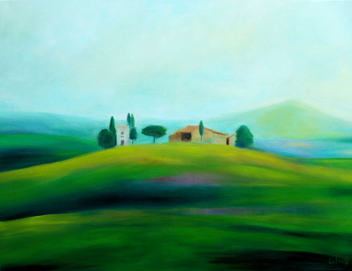 Landscape Painting Tuscany Oil, Landscape Painting Images