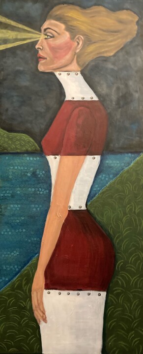 Painting,  47.2x19.7 in 