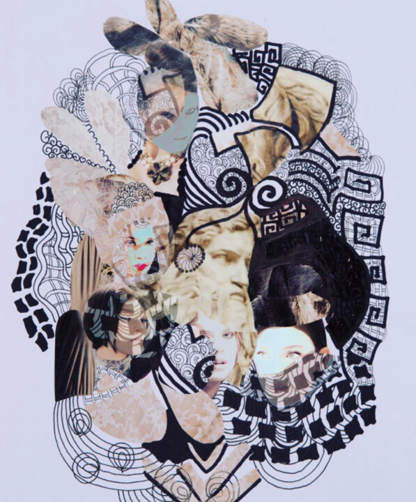 拼贴 标题为“Collage 1” 由Anna Maria Zirko, 原创艺术品, 拼贴