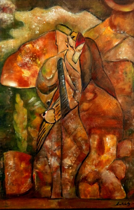 Painting titled "Етюд 1" by Anna Mytavska (Cabrerra), Original Artwork, Oil