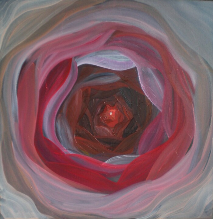 Malerei mit dem Titel "Soul..petali-e-luce-" von Anna Nuzzo, Original-Kunstwerk, Öl