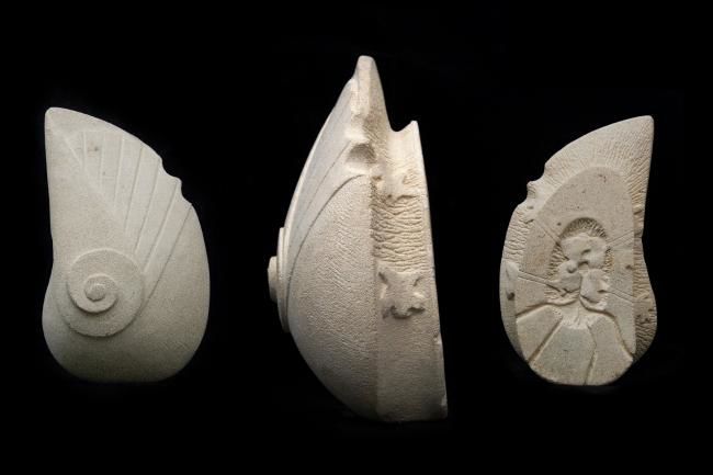 Sculpture titled "Mollusc" by Annabel Ward, Original Art, Stone