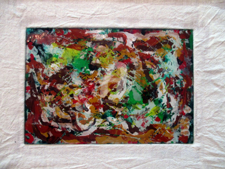 Painting titled "Course" by Anna Amini, Original Artwork, Acrylic