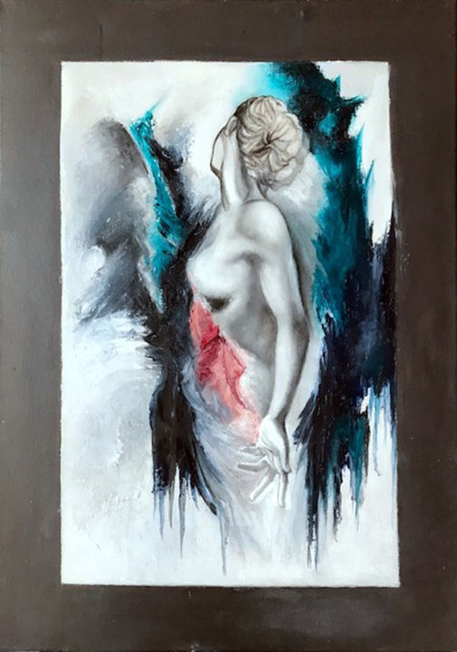 Painting titled "RICORDI FUGGITI" by Annamaria Maremmi, Original Artwork, Oil