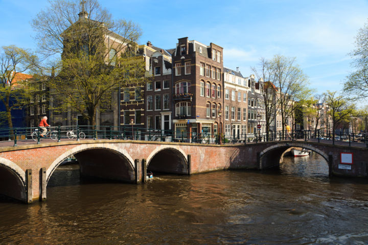 Photographie intitulée "Amsterdam, Holland" par Ideal Destinations, Œuvre d'art originale