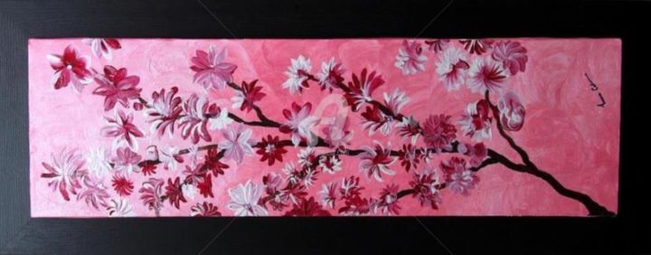 Painting titled "Primavera" by Anna Calemme, Original Artwork, Acrylic