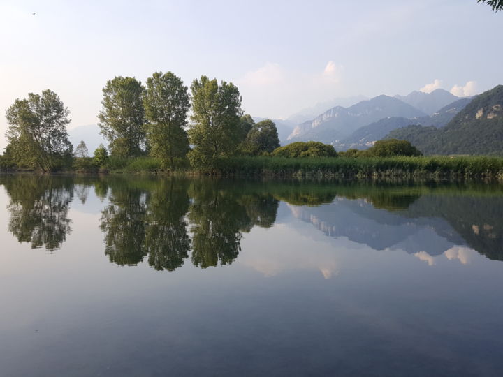 Fotografia intitulada "Italian river" por Anna Gogoleva, Obras de arte originais