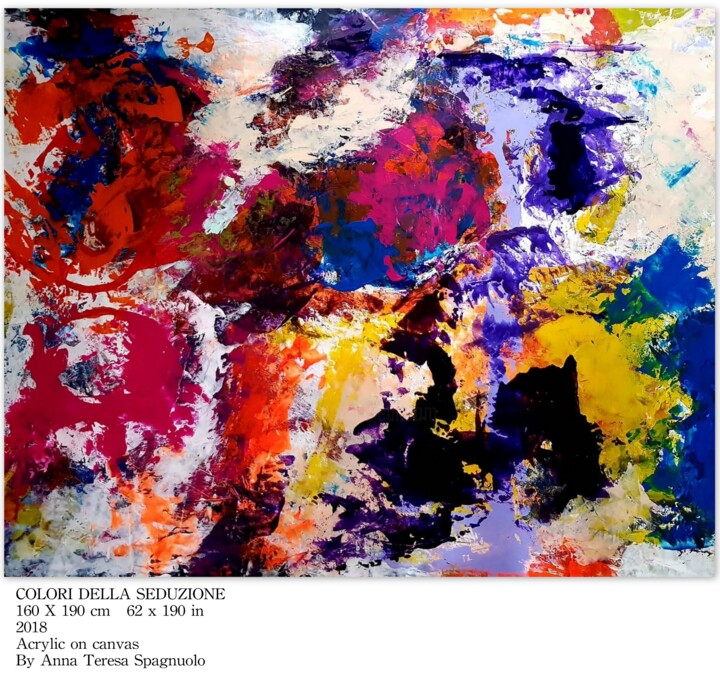 "n-3-colori-della-se…" başlıklı Tablo Anna Teresa Spagnuolo tarafından, Orijinal sanat
