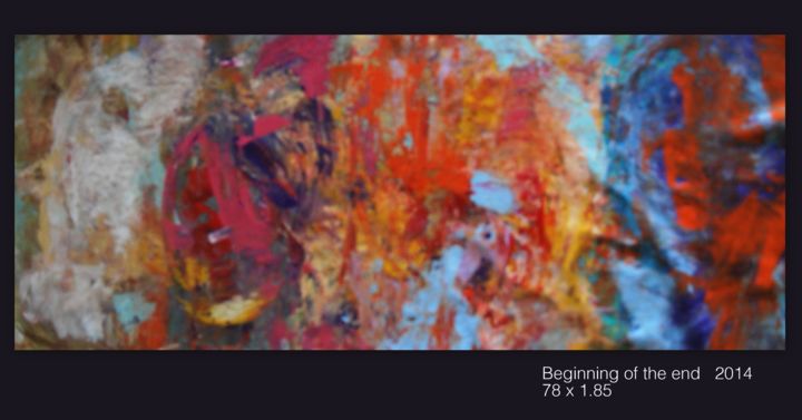 "beginning-of-the-en…" başlıklı Tablo Anna Teresa Spagnuolo tarafından, Orijinal sanat