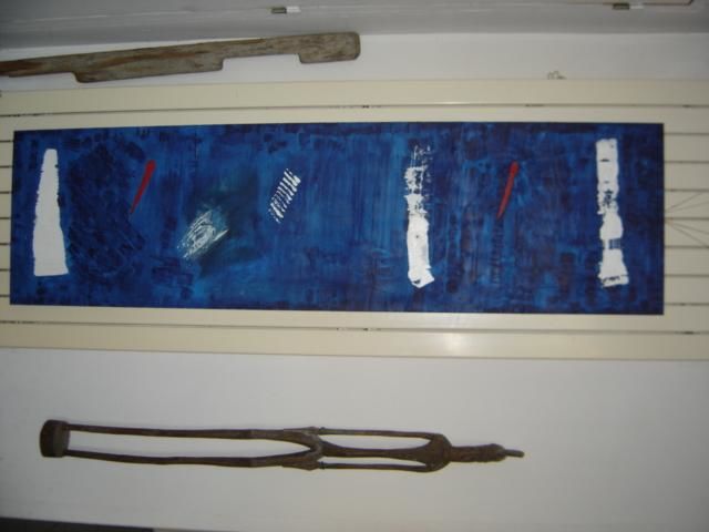 제목이 "grand bleu"인 미술작품 Anne Baumer로, 원작