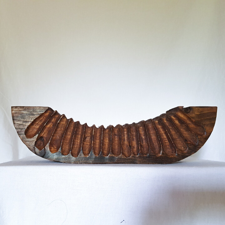 Sculpture titled "Groove" by Annbo, Original Artwork, Wood