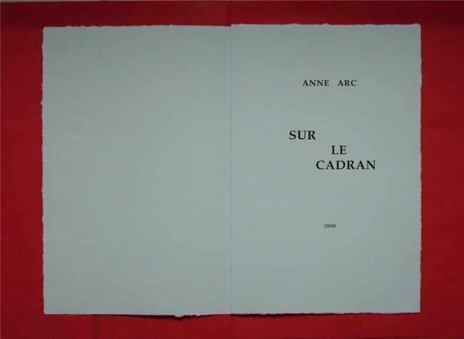 Painting titled "Sur le cadran (titr…" by Anne Arc, Original Artwork
