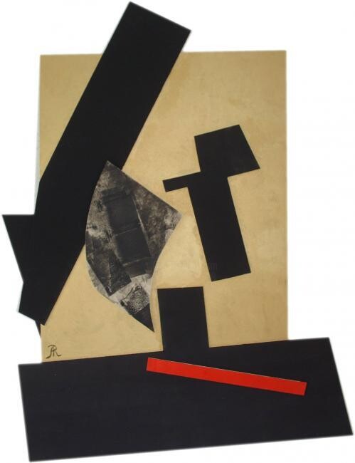 "Expression abstrait…" başlıklı Tablo Anne Arc tarafından, Orijinal sanat, Petrol