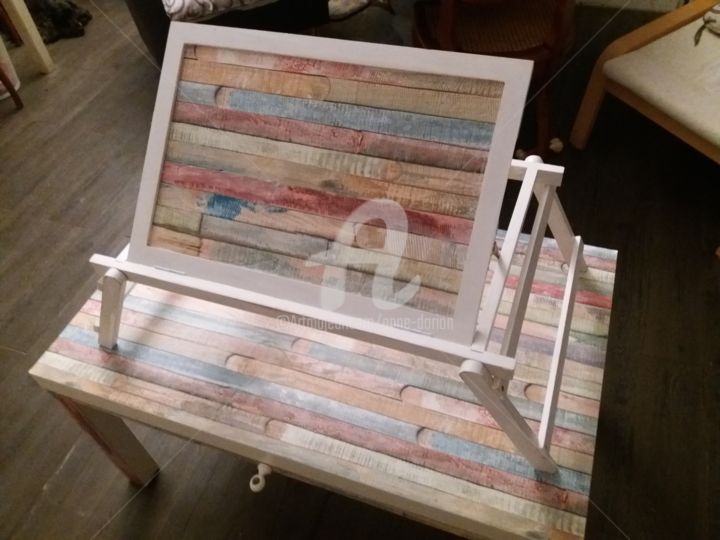 手工艺品 标题为“Coffee table and be…” 由Anne D'Orion, 原创艺术品, 家具