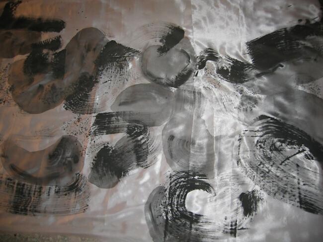 "tissus 2 détail  le…" başlıklı Tablo Anne Guerrant tarafından, Orijinal sanat
