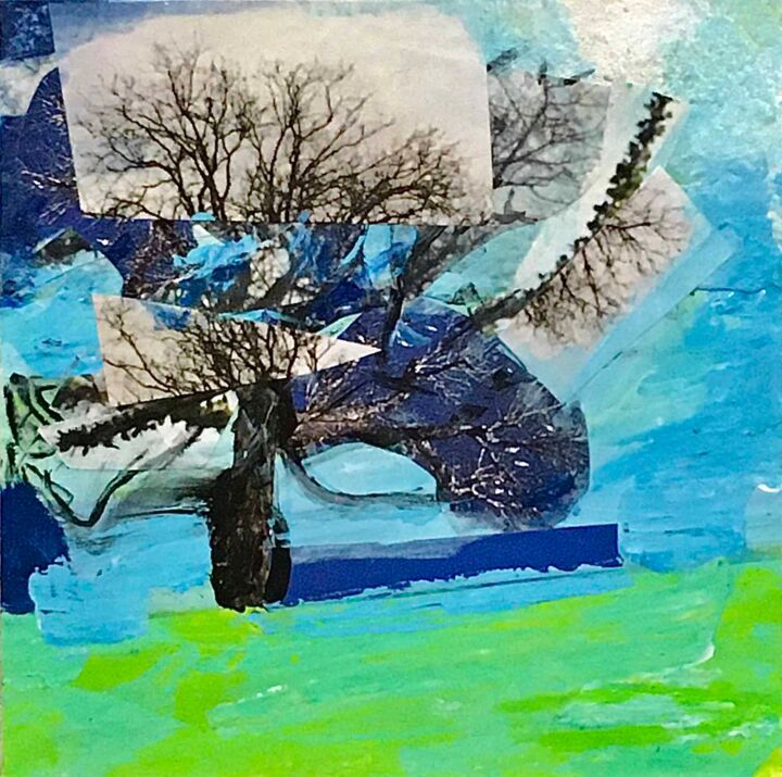 Painting titled "Tree no.20" by Anne-Julie Hynes, Original Artwork, Acrylic