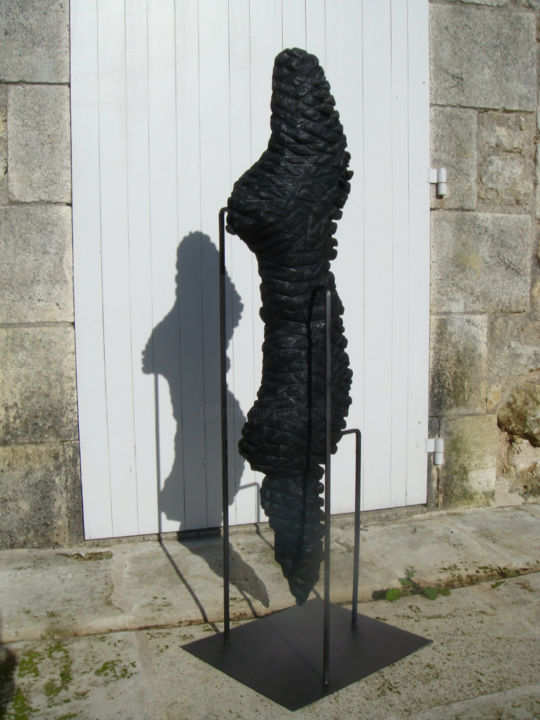 Sculpture intitulée "Esprit-1" par Anne Lesca, Œuvre d'art originale, Bois