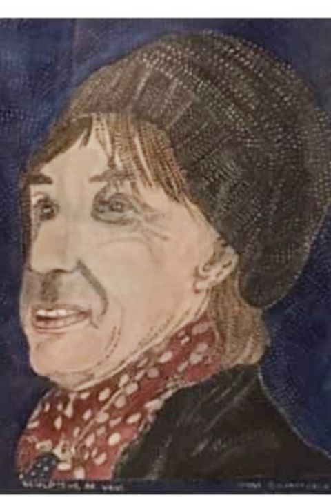 Peinture intitulée "JEAN LOUIS AUBERT…" par Anne Bazabidila, Œuvre d'art originale, Aquarelle